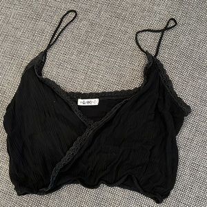Vagabond black cropped shirt